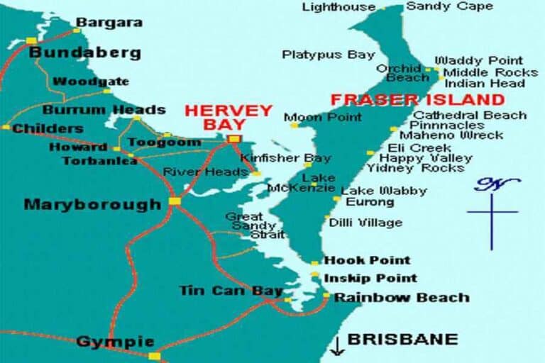 Fraser Island Map, Where To Find The Best Map