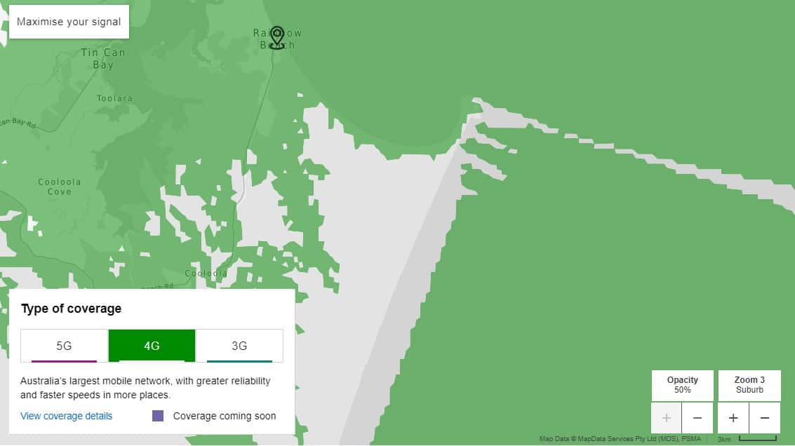 Is There Phone Reception At Double Island Point?